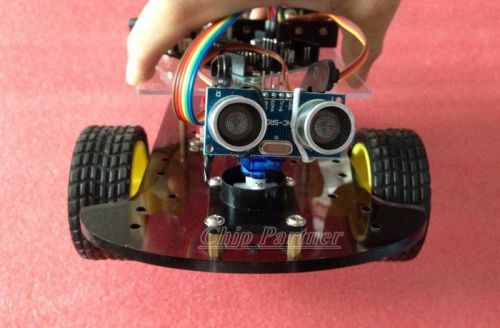 Hc-sr04 ultrasonic intelligent car kit diy kits for arduino for sale