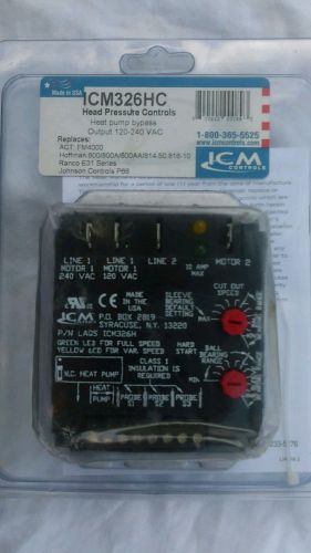 ICM Head Pressure Control ( new)  ICM 326HC