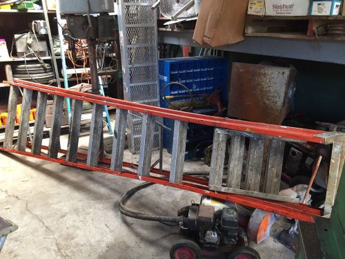 Louisville 12&#039; A Frame Step Ladder Used Schaper Bros