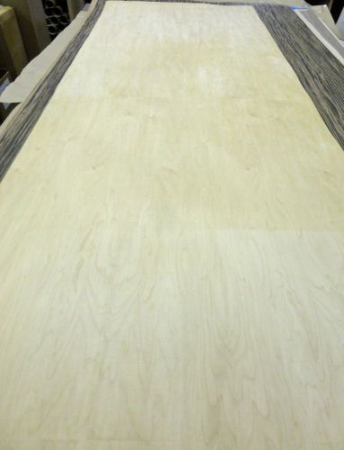 Maple wood veneer 36&#034; x 96&#034; with paper backer (3&#039; x 8&#039; x 1/40th&#034;) &#034;b&#034; grade for sale