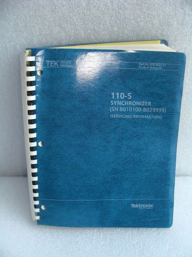 Tektronix 110-S Synchronizer Service Manual P/N 070-4423-01