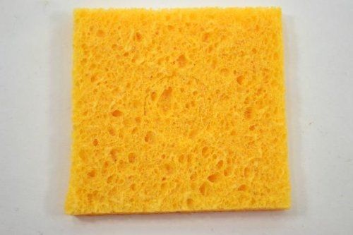 Yellow Soldering Iron Tip Welding Cleaning Sponge for HAKKO 936 60 Millimeter 3
