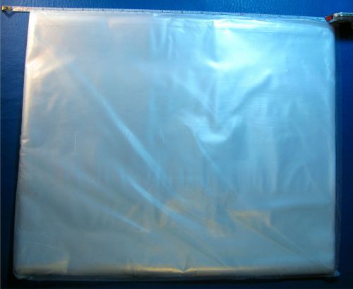 100 12&#034; x 15&#034; clear flat open top all purpose poly bags 100% non pvc plastic new for sale