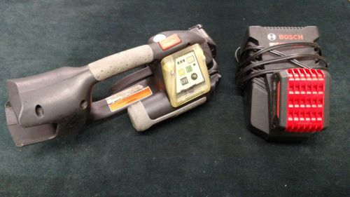 Used signode bxt2-19 powered tool uses 5/8 to 3/4 strapping 1 battery for sale