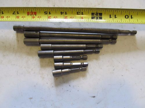 Aircraft tools 8 1/4 hex to 1/4 hex extensions