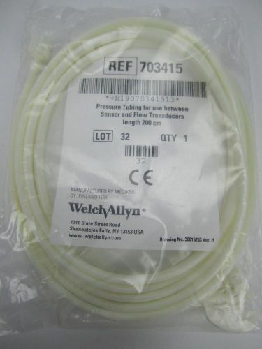 Welch Allyn 703415 Pressure Tubing Sensor flow Transducers 200cm
