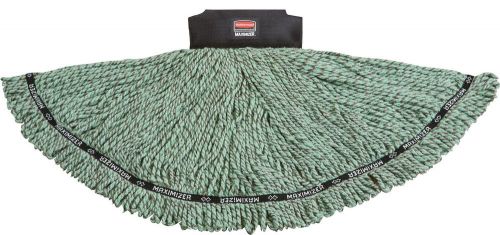 Rubbermaid 1924804 maximizer blended mop heads, large, green, 6/carton for sale