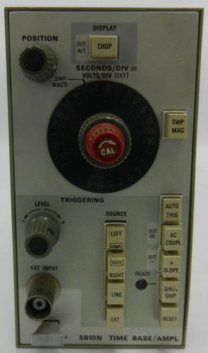 Tektronix 5B10N Time Base / Ampl PARTS-AS-IS *D2F