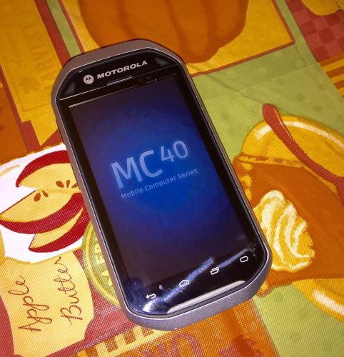 Motorola mc40n0 rugged android touch computer/barcode scanner (great condition) for sale