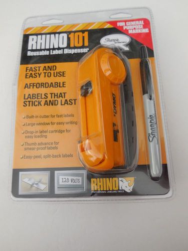 Rhino 101 dymo reusable label maker for sale