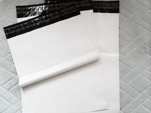 20pcs #6 white poly mailer bag 12&#034; x 16&#034; * 2.5mil best quality * for sale