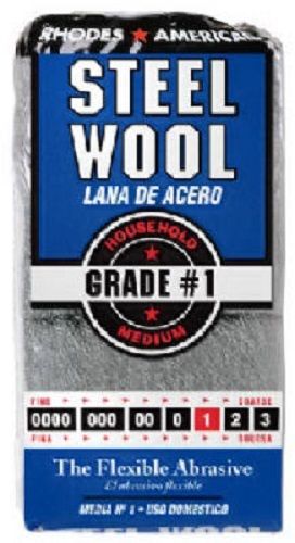 Homax, Rhodes American, 72 Pack, #1 Medium Steel Wool Pads