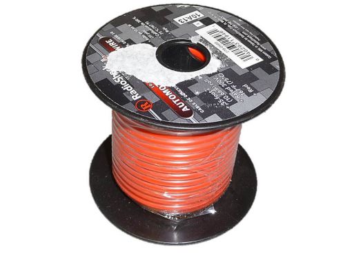NEW 35-FT. RED AUTOMOTIVE HOOKUP WIRE (10 gauge) rated 300V 278-0568 278-568