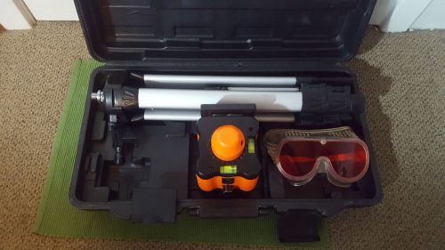 Cen Tech Rotary Laser Level Kit comes with instruction booklet