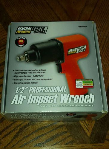 Central pneumatic earth quake 1/2&#034; professional air impact wrench 68424