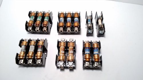 Lot of Fusetron Fuses and Fuse Holders