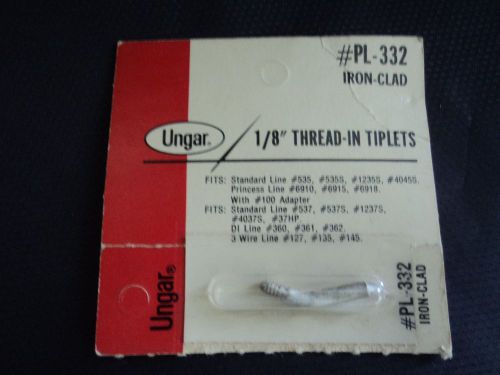 UNGAR IRON CLAD THREAD-IN TIPLETS #PL332= NEW IN PACK- B.I.N.
