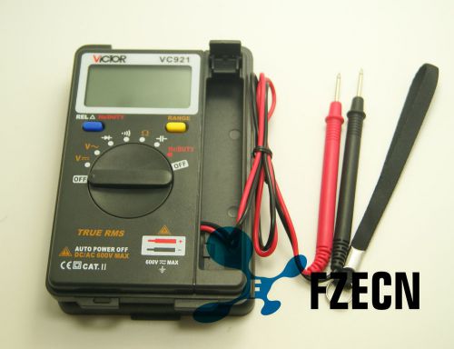 Original VICTOR VC921 3 3/4 Pocket Digital Multimeter Frequency DMM Multimeter