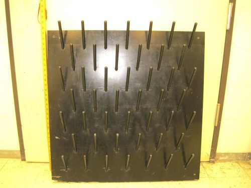 Large Heavy Duty Lab Glass Wall mounted 46 Place Pegs Drying Dryer Rack 30 x 30