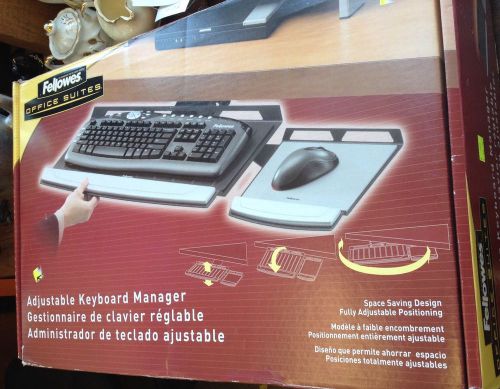 Fellowes Office Suites Adjustable Keyboard Manager - 863548 - CRC80313 - NEW