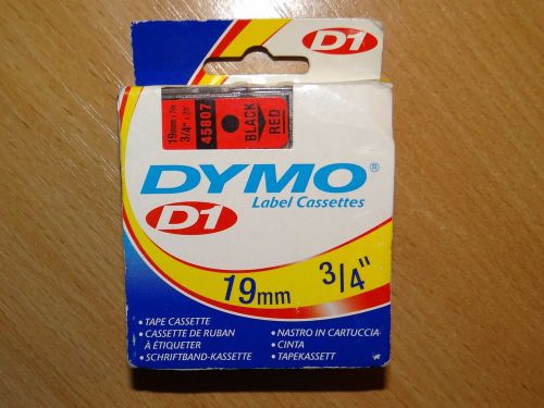 Dymo COMPATIBLE D1 Labels RED Labeling Tape