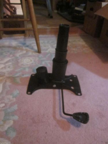 Office chair control lever replacement bottom tilt seat plate &amp; gas lift piston for sale
