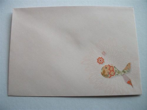 Coloured C6 Envelopes 12 Antique White Candy Fish Writing Note Pad Invites Paper