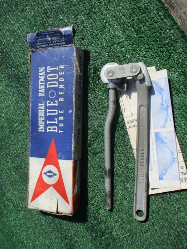 IMPERIAL EASTMAN TUBING BENDER LEVER TYPE FOR 1/8&#034; IN BOX WITH PAPERS