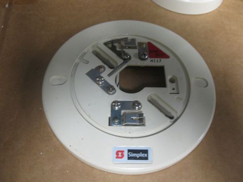 2098-9211 Simplex Flush Mount 2 Wire Fire Alarm Base or Smoke Detector Base