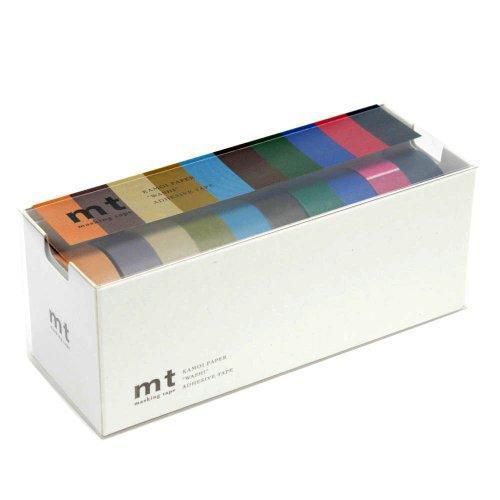 Mt washi masking tapes set of 10, cool colors (mt10p004) for sale