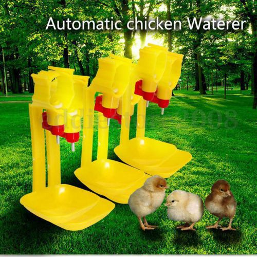 10pcs automatic nipple watering drinker for chicken drinking dispenser cup rings for sale