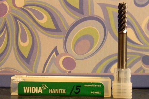 Widia hanita  tiain square end 6 fl center cutting hp carbide finishing end mill for sale