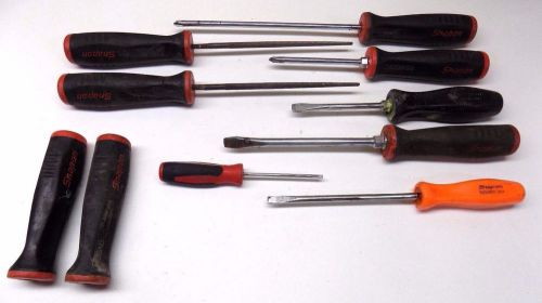 Lot of snap On Screwdrivers and Hand Files