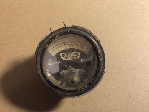 Vintage Revivatone Safe Way AC Volts Meter Measures 90-130 Antique Gauge