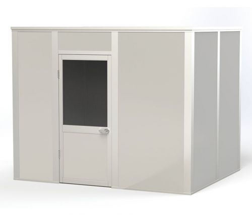 New porta-king modular office building kit, 8 x 10, steel 4 wall, lights, door for sale