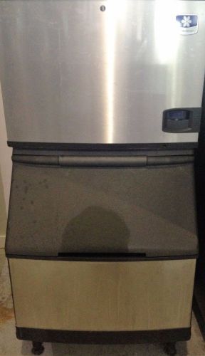 Manitowoc remote ice machine with bin for sale