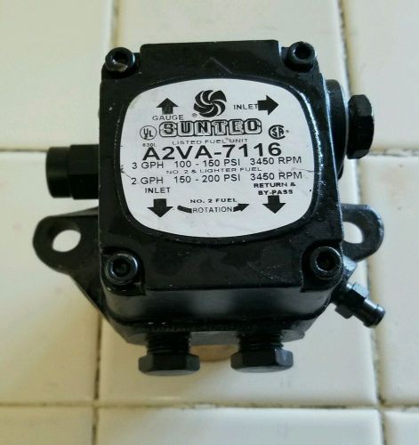 SUNTEC Oil Burner Pump No. 2 Fuel A2VA-7116 NOS
