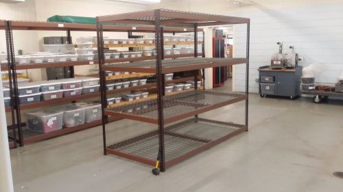 Used teardrop pallet rack shelving racking - 11 racks available for sale