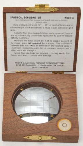 Spherical Crown Densiometer, Model A