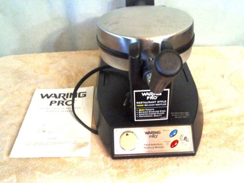 Waring Pro Professional Belgian Waffle Maker Single Waffles Hotel Restaurant