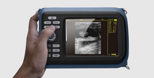 Handheld Veterinary Digital Palmtop Ultrasound Scanner Animal Rectal Probe