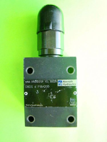 Used Rexroth Pressure relief valve  DBDS6 P18/200