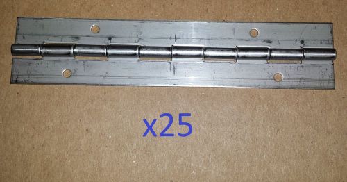 25 Pc Lot-Stainless Steel Continuous Hinge 5 x 1.06 HOLE Cabinet/Door/Boat/Sheet