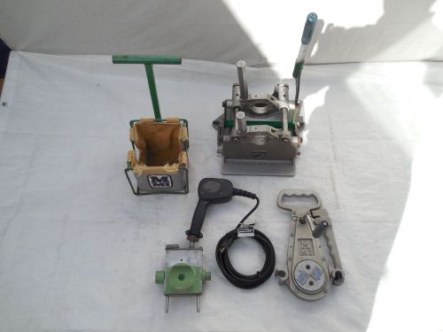 Mcelroy 2lc pipe fusion fusing machine hdpe poly welder for sale