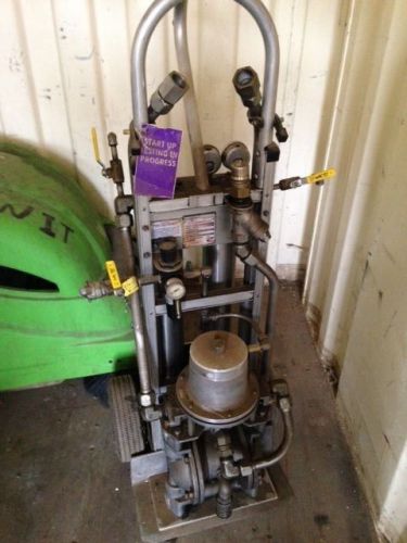 Used Precision Pneumatic Filtration Cart Lubrication Filtration Pump