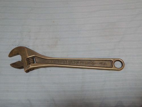 Ampco W-73 Non Sparking Crescent Wrench 12&#034;