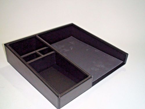 Monastery Hill Coffee Service Organizer trays item No: JSP013-1 leather Black