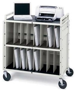 Bretford Laptop Storage Cart LAPTG15ESA-GM - Notebook Storage Cart