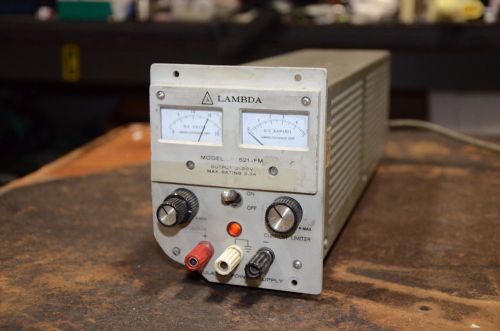 Lambda Regulated Power Supply 20 Volts 3.3 Amps LP-521 LP-521-FM LP