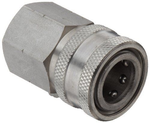 Dixon Valve &amp; Coupling Dixon STFC4SS Stainless Steel 303 Hydraulic Quick-Connect